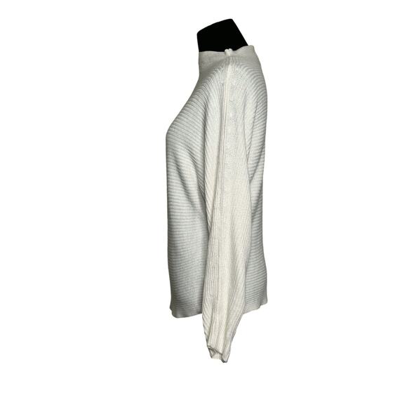 Philosophy creamy white dolman sleeves sweater size Small - Picture 8 of 9